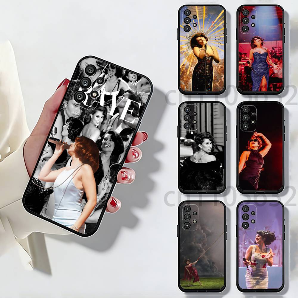 Singer RAYE Phone Case For Samsung Galaxy A13,21s,22,31,32,52,53,71,80,A91 Soft Black Shell