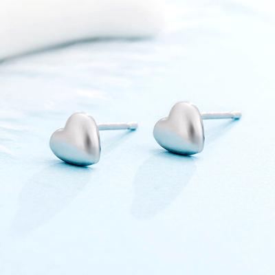 Earrings for Women, Geometric Love Heart Shape Glossy Earrings Small Fresh Cute Earrings Earrings