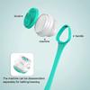 5 in 1 Electric Shower Cleaning Brush Set Rechargeable Long Handle Silicone Back Rubbing Brush for Bath Body Cleaning & Massage