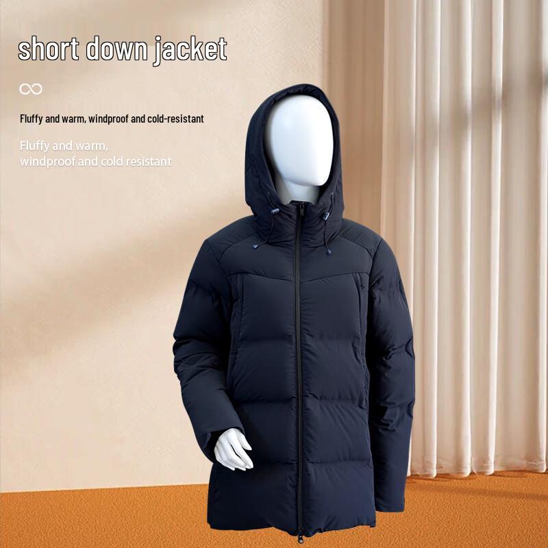 

Lndssy Унисекс Зимняя Уличная Пуховая Куртка-Пуховик из Гусиного Пуха