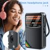 Portable FM AM SW Radio Mini Full Band Radio Best Reception Battery Operated Radio with HD Display Screen Radio Player for Elder
