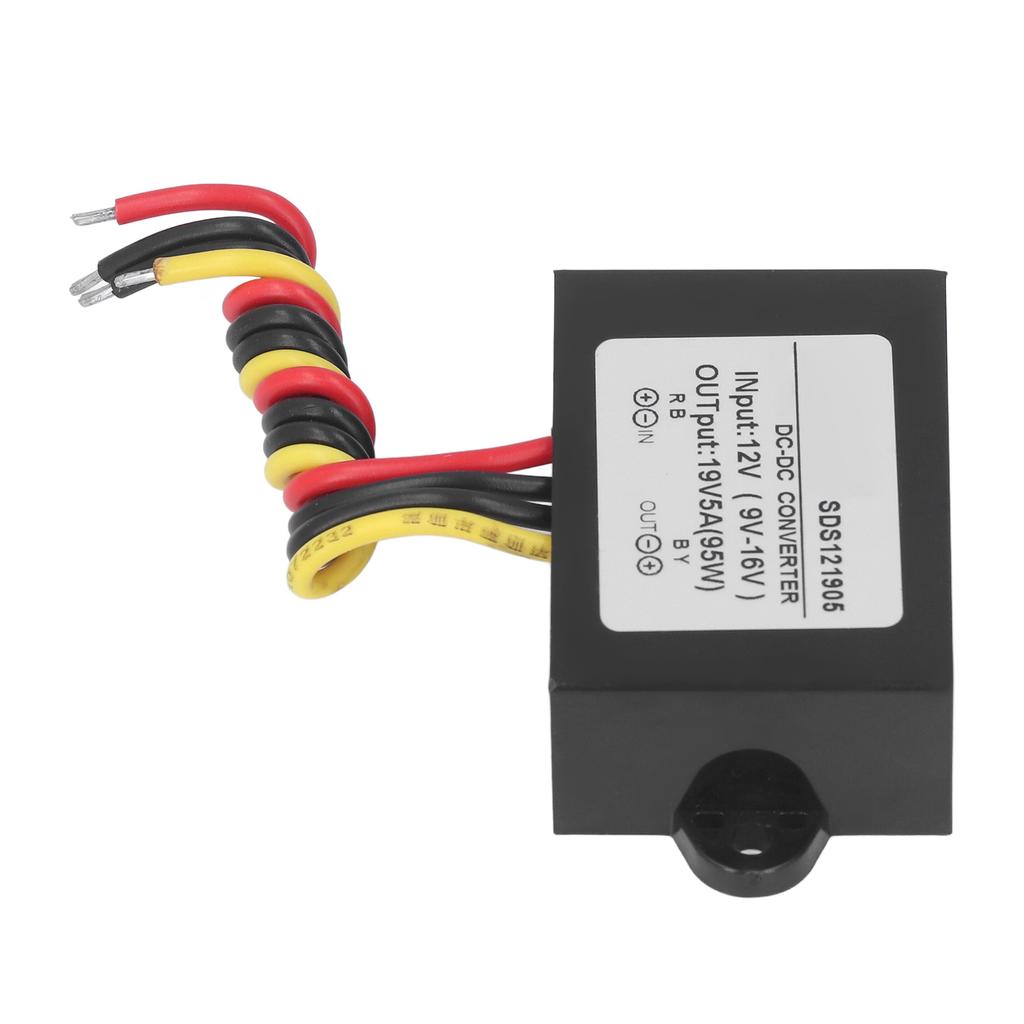 Boost Converter DC 12V do DC 19V Wodoodporny adapter Step Up Akcesoria do zasilania