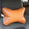 Leather Car Seat Bone Pillow: Breathable Massage Neck Pillow for Home and Car, Four Seasons Comfort.