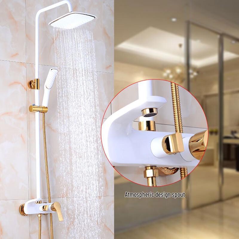 

TLXT European Style Wall-Mounted Copper Shower System