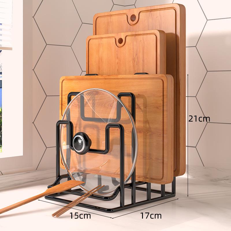 Multi-layer Kitchen Rack for Cutting Boards, Chopping Boards, and Pot Lids
