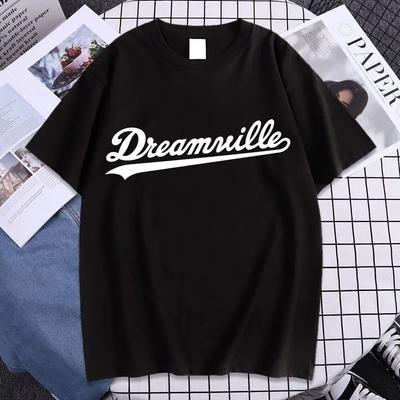 Raper J Cole Dreamville Same Graphics T-shirt z krótkim rękawem Męski bawełniany T-shirt Streetwear Unisex Kobiety Hip Hop Oversized T-shirty