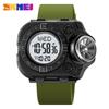 Men's Electronic Watch Waterproof Luminous Multi-function Watch Sports Outdoor Electronic Watch with Flashlight
