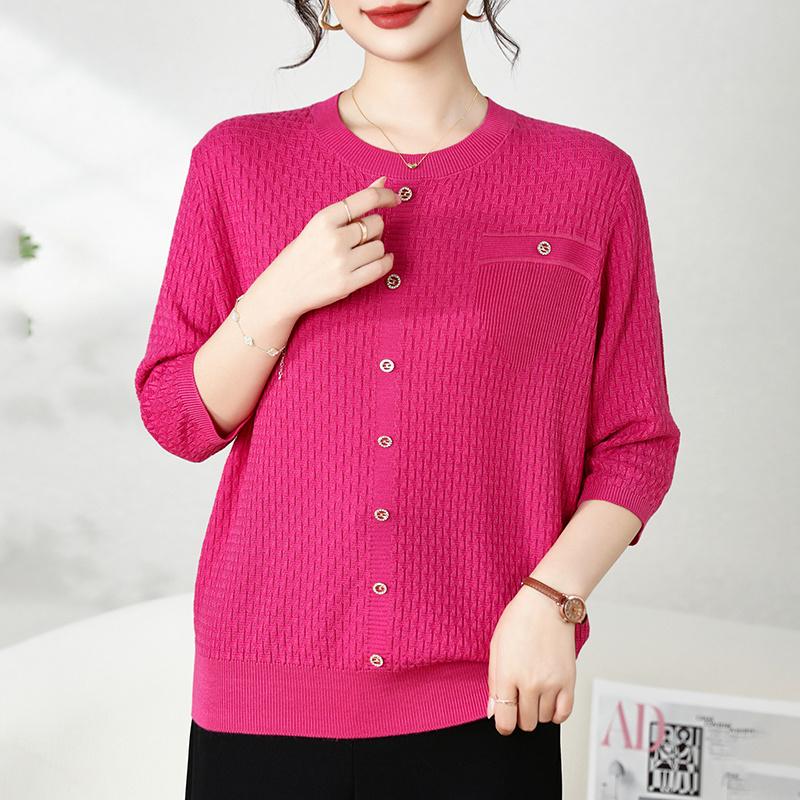 QingHe Cashmere Women's 30% Cashmere Sweater - Soft & Warm Wool Blend Pullover