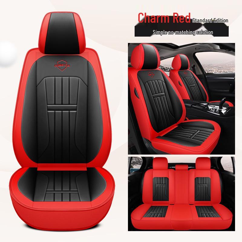 Universal Nappa Leather Car Seat Cushion - All-Season Comfort and Softness