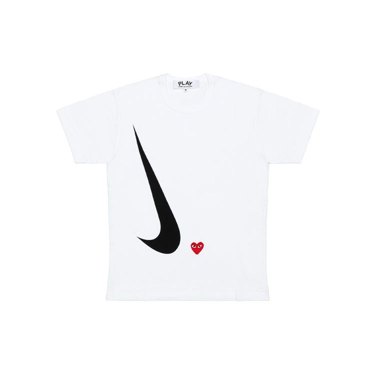 

Comme des Garcons Play x Nike Play Together Женская футболка с коротким рукавом Белая AE-T401-051-1 M