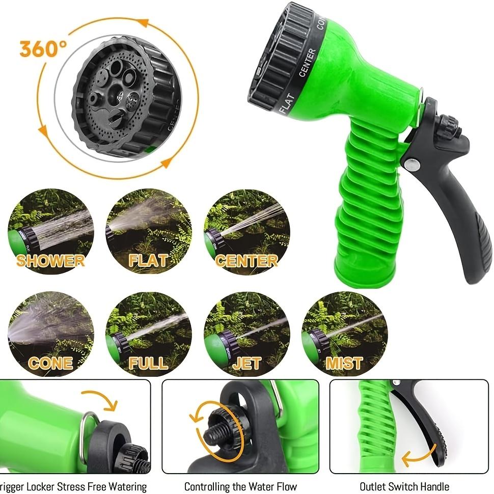 Full Expansion Length 25Ft Expandable Garden Hose Pipes with "1/2" Fittings, Expandable Garden Hose Flexible Stretch Water Pipe for Home Lawn Car