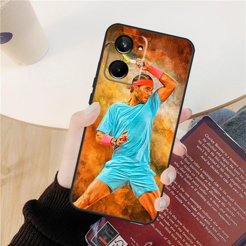 Rafael Nadal Case For Realme GT Neo 5 3 2 3T 8 9 10 Pro Plus C33 C35 C31 C30 C11 C15 C25 C21Y C55 Cover