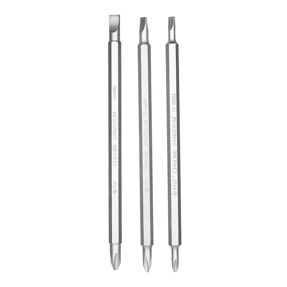 PENGGONG 4pcs Multi-functional Insulated Screwdrivers Set with Magnetic Two-Way Slotted & Phillips