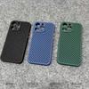 Coque de protection souple en TPU à mailles de dissipation thermique de luxe pour iPhone 16 E 15 14 Puls 13 12 11 Pro Max, étui de téléphone joli et concis