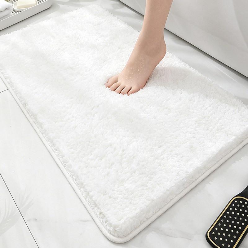 Toilet Absorbent Floor Mat Bathroom Toilet U-Shaped Mat Toilet Entrance Door Non-Slip Foot Pad Toilet Carpet