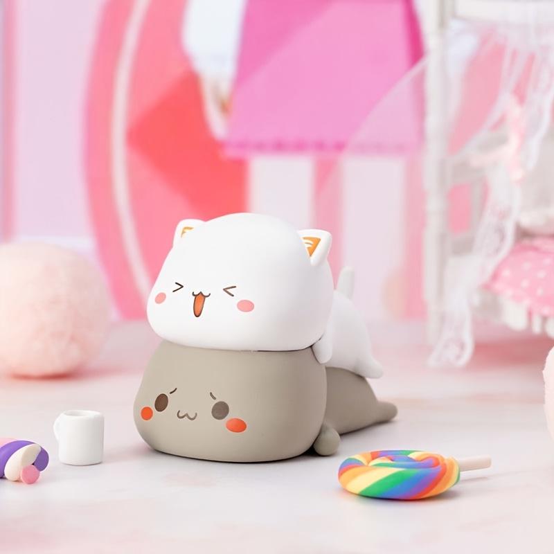 8pcs Cat Ornaments for Bedroom Desk Decorations Cute Cat Car Decoration Dashboard Decoration Mini Sweet Cat Ornament Perfectly Suitable