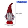 Simple No Face Santa Ornament Portable 160g Felt Decoration For Christmas Tree And Tabletops