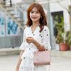Sac à Bandoulière Femme Motif Crocodile Lettre Édition Coréenne Étiquette Couleur Bonbon Pendentif Couleur Platine Sac