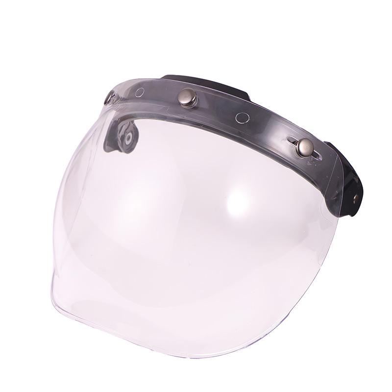 Popular Retro Motorcycle Helmet with Bubble Visor and Frame