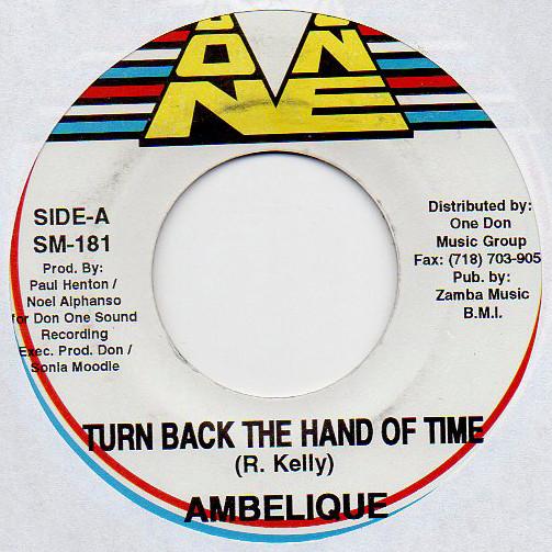 

7inch Record AMBELIQUE Turn Back The Hand Of Time SM181 Don One UK Reggae Ska Dub Used