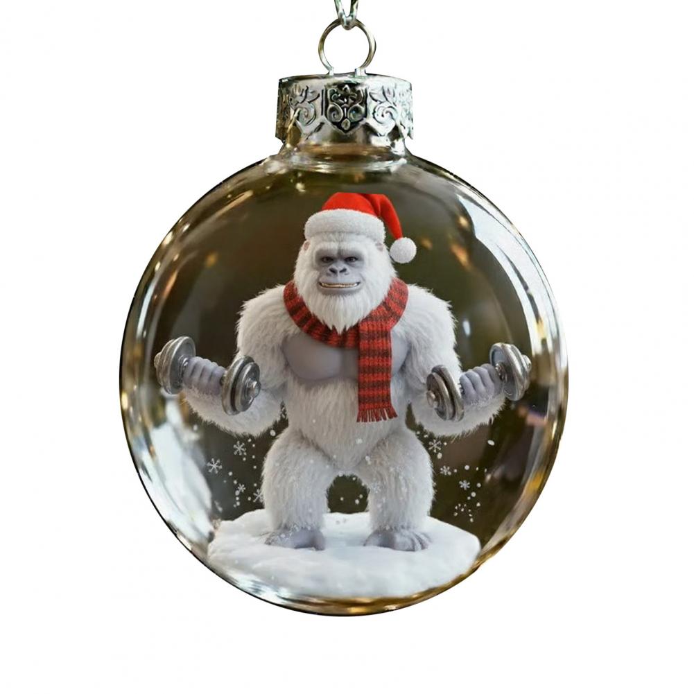 Beautiful Tabletop Ornaments Luxury Wildlife Christmas Ornaments Collection Festive Decorations Plastic Xmas Balls for Holiday