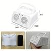 Handheld automatic bubble machine with 2 Fans, 20000+ Bubbles Per Minute Bubbles for outdoor wedding children's Portable Bubble Maker Ope