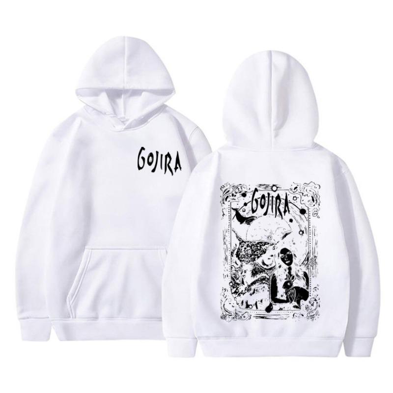 French Metal Band Gojira Graphic Hoodie Male Magma Sweatshir Men Fashion Printed Hoodie Sweatshirt Harajuku Hoodie Clothing