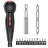 AAL Electric USB Ergonomic LED Easy Operation for Home Includes 14 Alloy 2025 Reinforced Screwdriver, Compact, Portable, Handheld, Type-C