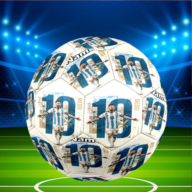 Personalisierter Lionel Messi-A Fußball mit individuellem Namen, Größe 5, für Training & Spiel, für Teams, zum Kicken, Geschenk für Fußball-Enthusiasten