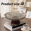 Decorative Pedestal Bowl Food Vegetable Holder Fruit Basket Storage Tray for Hotel