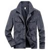 Men Corduroy Coat Men's Autumn Bomber Jackets Thickened Large Size Jacket