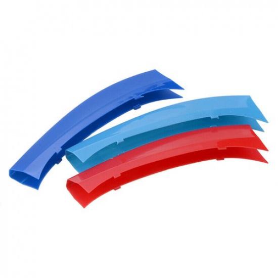 For BMW X3 X4 2011-2017 Car Front Grille Cover Trim Kidney Grille Clip Set of 2