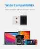 USB Type-C Adapter USB 2.0 Male to Type C Female Adapter Type C Converter for Charging Data Transfer USB C Adapter for Samsung
