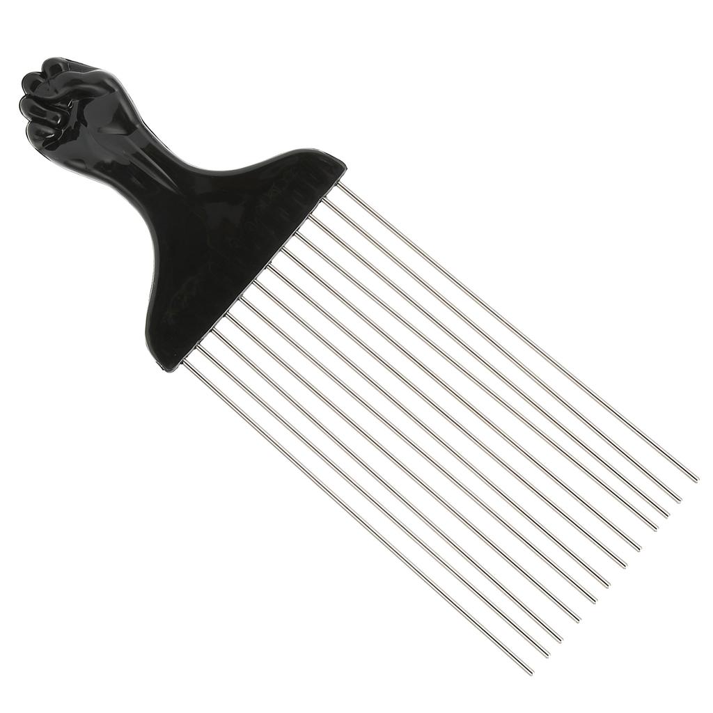 Professioneller Metall-Haarpick Entwirren Salon Friseursalon Pick Kamm Haarstyling-Werkzeug