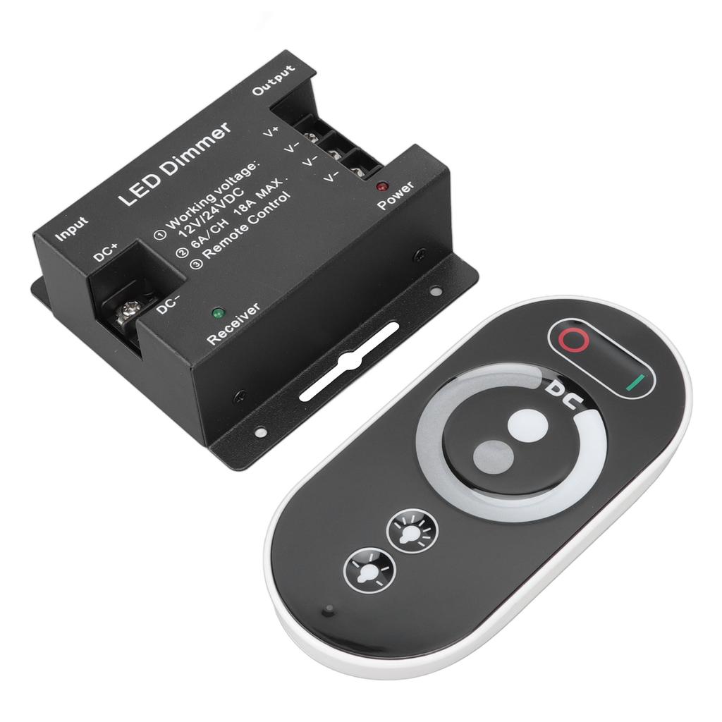 Wireless LED Dimmer RF Touch LED Light Controller Remote Dimming Controller DC 12V 24V for LED Strip Light