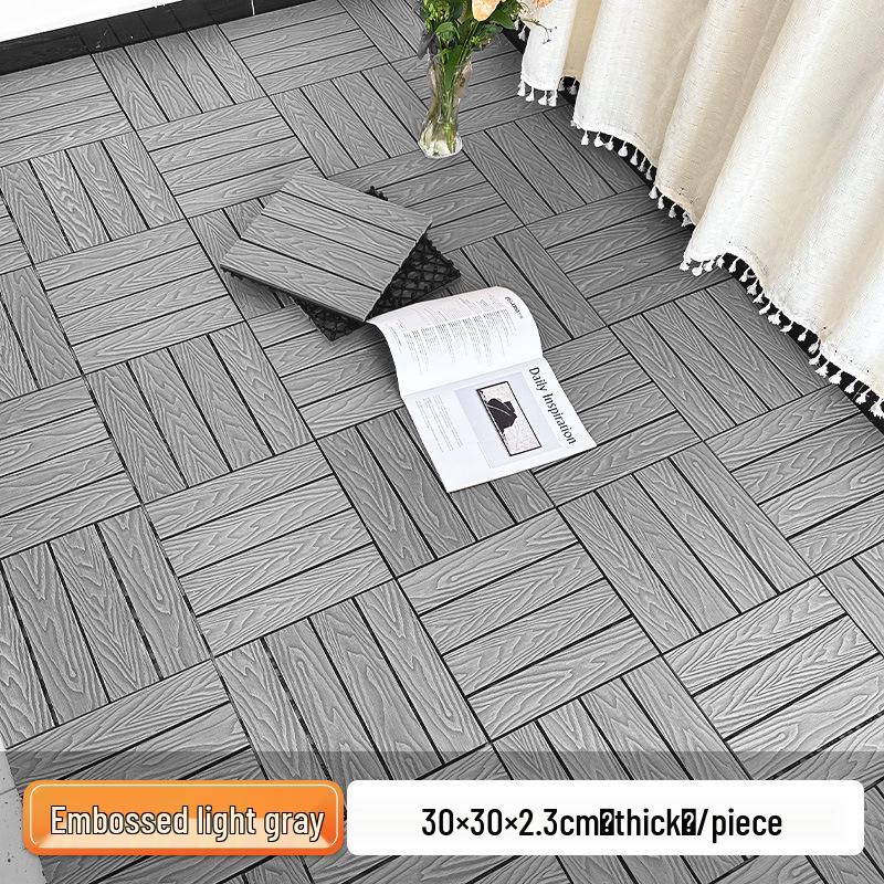 

Водонепроникне Нековзне ПВХ Зовнішнє Покриття для Підлоги для Реновації Балкона та Тераси Single Piece Price (11 pieces per sq. meter)