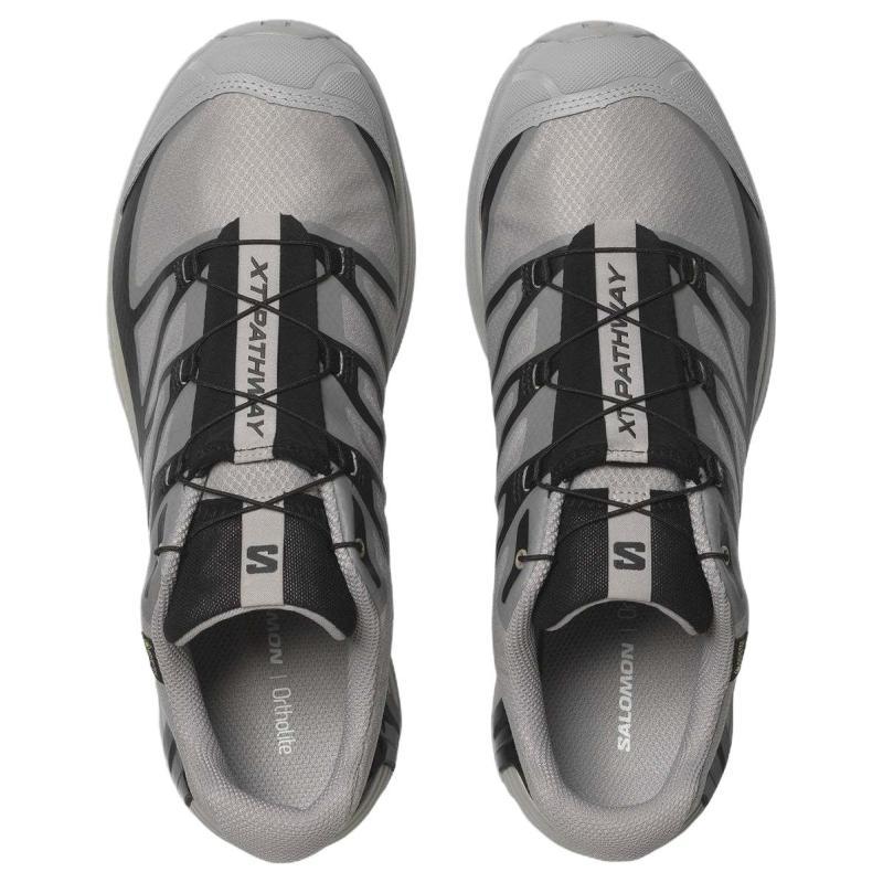 SALOMON XT-Pathway Cushioned Anti-Slip Wear-Resistant And Water-Resistant Low-Top Running Shoes Unisex Flint Gray Sneakers 475774