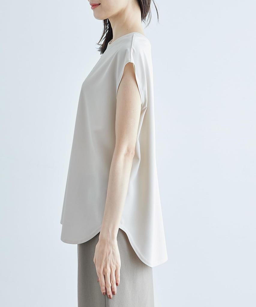 Cut Tops Cut Georgette Beige Sub [ROPE PICNIC] Women's (28)