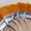Nylon Bristle Brush with Wood Handle - Versatile for Painting, BBQ, and Cleaning