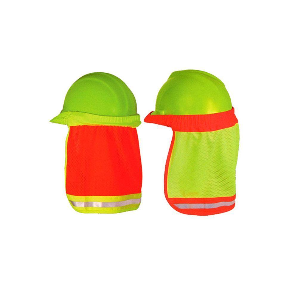 Safety Workers Prevent Bask Reflective Stripe Hard Hat Neck Shield Cover Helmet Sun Shade