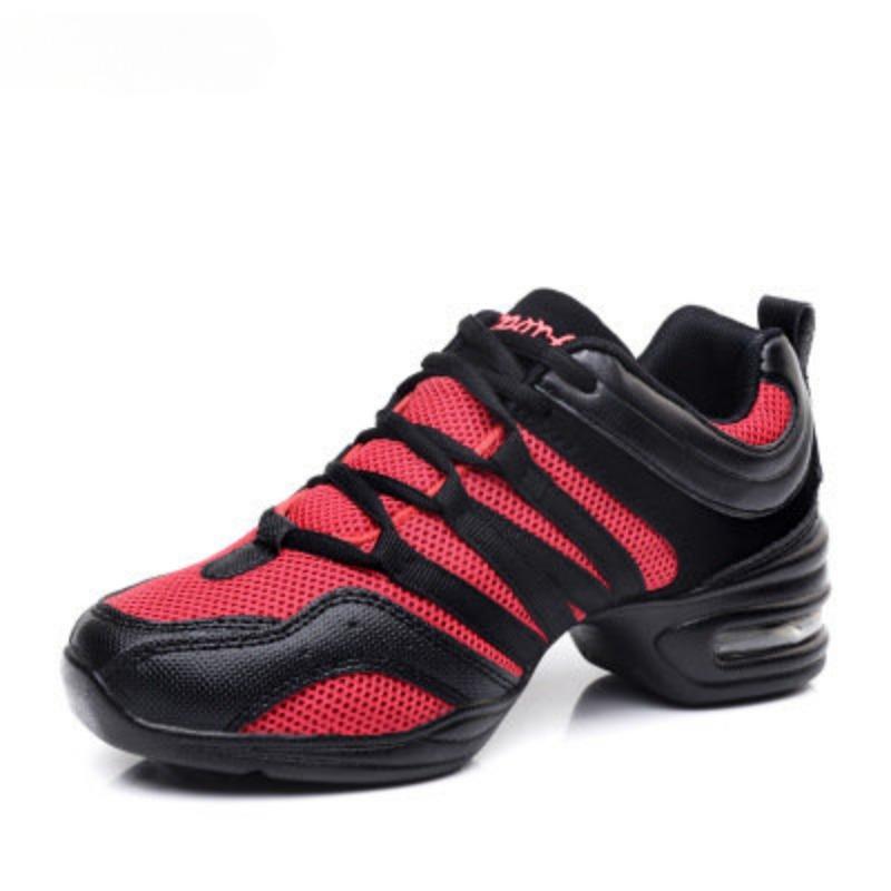 Dance Shoes for Women Sports Breathable Platform Black Sneakers Soft Outsole Fashion Comfortable Modern Jazz Dance Shoes