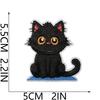 Cat Party Embroidery Cloth Sticker Ironing Cartoon Kitten Embroidery Label Tide Play Bag Decoration Patch Sticker Cute Meow Meow