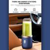Mini mixer 40W Juice blender mini portable quick blender cup personal size rechargeable USB Double cup Blue