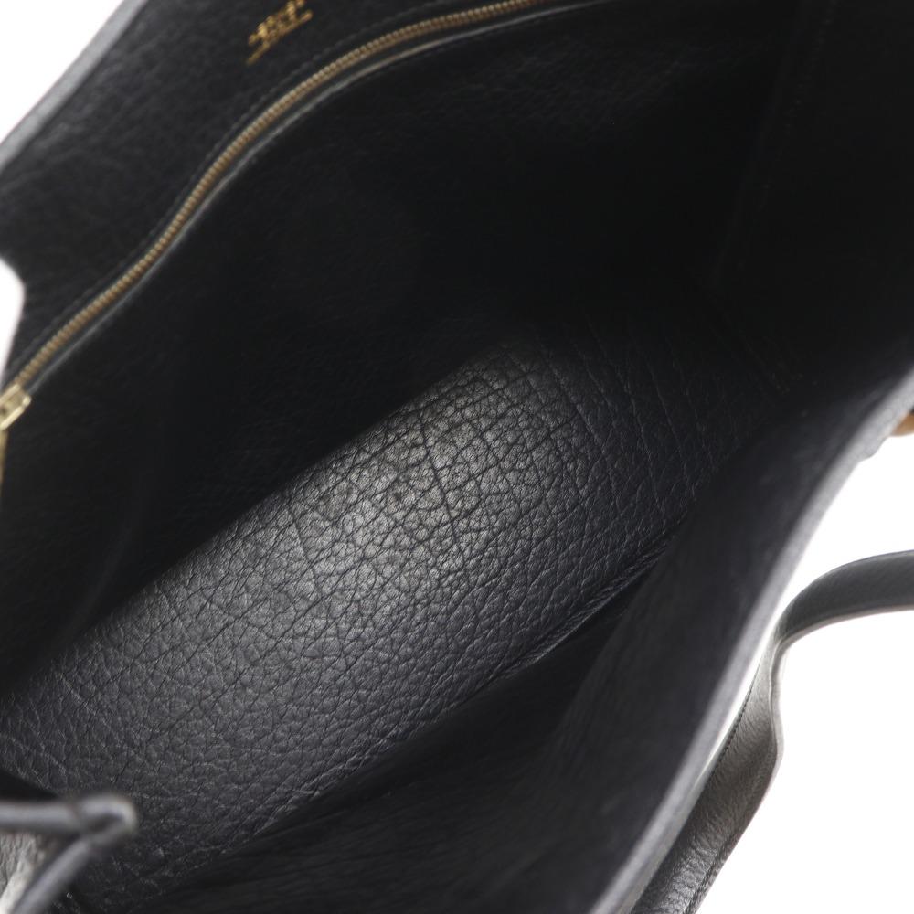 HERMES Gallop FT1 Tote Bag black Buffl Women Used