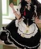 Maid Gothic Devilish Maid Maid Cute Maid Sexy Maid Size M [YZZYQQ] Costume, Lolita, Outfit, Headband, Café Costume, Apron, Costume, Costume, Black,