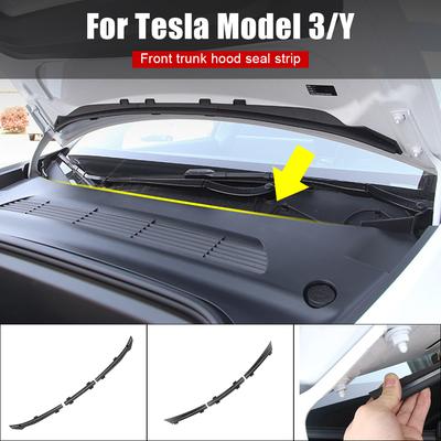Pro Tesla Model 3 Y Těsnící páska kapoty 1 Sada Modifikace Příslušenství Těsnění Trim Přední Kryt podvozku Vodní lišta Ochranný kryt vstupu vzduchu