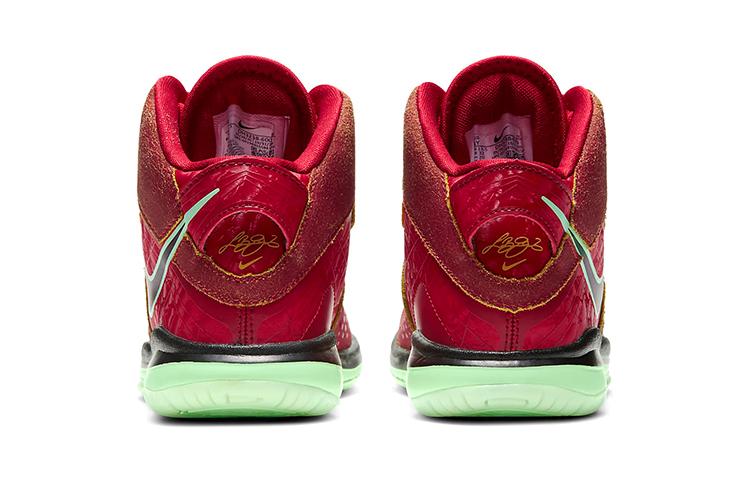 Nike Lebron 8 'Empire Jade' Purple Forbidden, James Mid Top Vintage Basketball Shoes Black Red DH3238-600