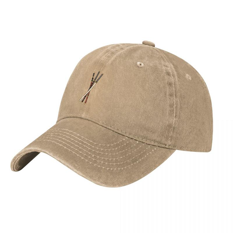 Vintage Crossed Arrows Logo Washed Cotton Baseball Cap Classic Dark Gray Adjustable Fit Unisex Streetwear Style Hat