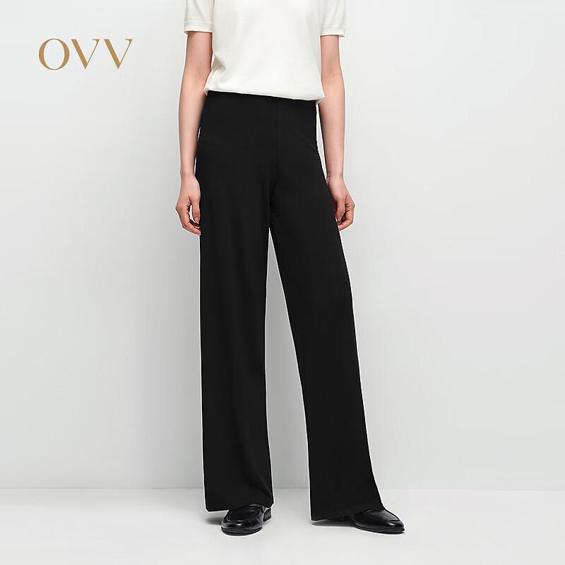 OVV Women s Classic Knit Wide-Leg Pants M