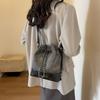 IELGY All-Match Multifunctional Fashion One-Shoulder Bucket Bag